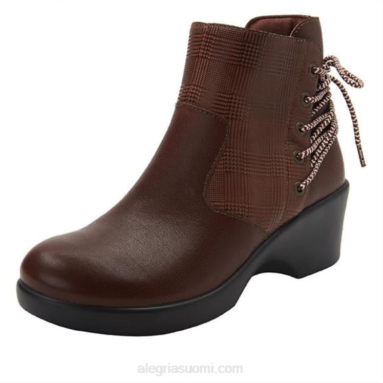 stevee plaidly ruskea saappaat Alegria F8N2B275